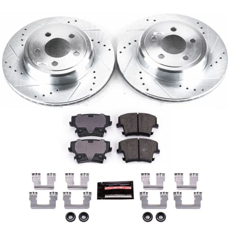 Power Stop 05-19 Chrysler 300 Rear Z23 Evolution Sport Brake Kit Brake Kits - Performance D&S PowerStop