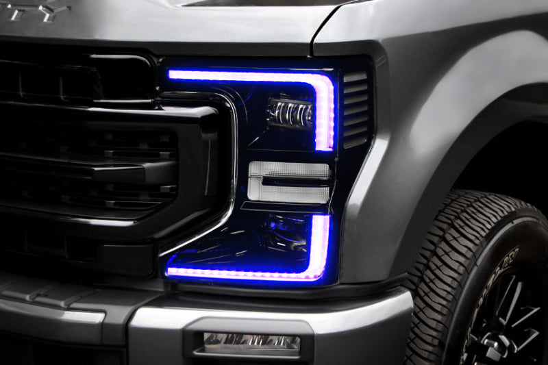 Oracle 2022 Ford F250/350 Super Duty Dynamic ColorSHIFT Headlight DRL Kit w/Switchback Headlights ORACLE Lighting