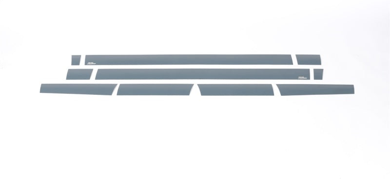 Putco 15-20 Ford F-150 Reg Cab 6.5ft - (4.25in Tall -10pcs) Black Platinum Rocker Panels Body Armor & Rock Rails Putco