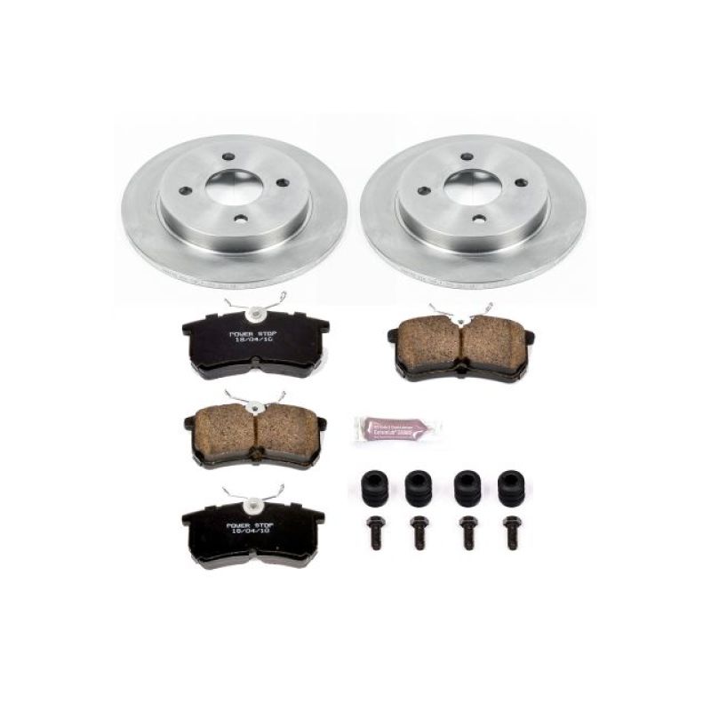 Power Stop 14-19 Ford Fiesta Rear Autospecialty Brake Kit Brake Kits - OE PowerStop