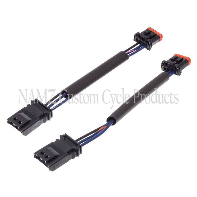 NAMZ 16-23 V-Twin Softail (Except FLSTC/FLSTN) Plug-N-Play Front Turn Signal Extension 15in. Wiring Harnesses NAMZ