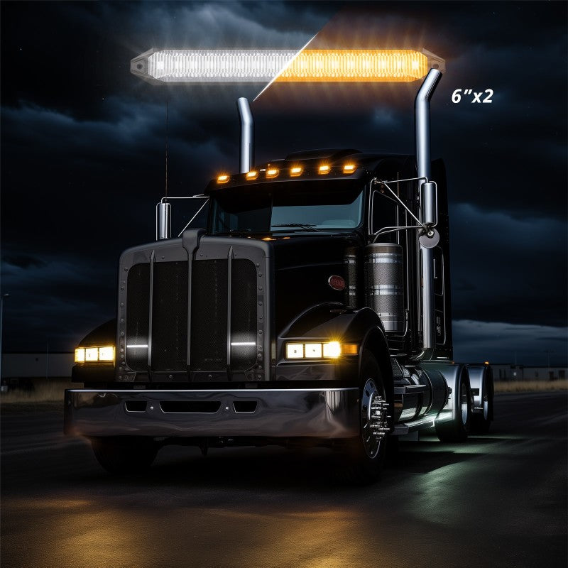 XK Glow 6 Switchback Grill Lights with Start-up Animation & Sequential Turn Signals Light Bars & Cubes XKGLOW