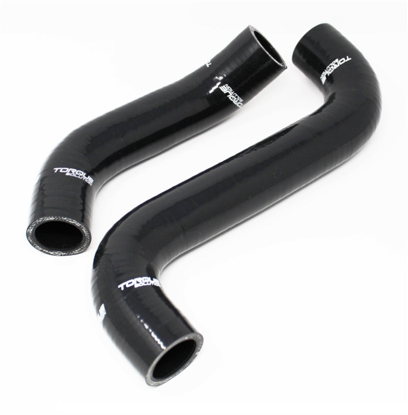 Torque Solution 02-07 Subaru WRX / 04-07 STI Silicone Radiator Hose Kit - Black Radiator Hoses Torque Solution