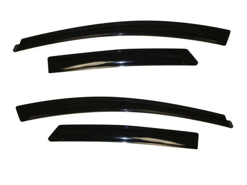 AVS 12-18 Ford Focus Ventvisor Outside Mount Window Deflectors 4pc - Smoke Wind Deflectors AVS
