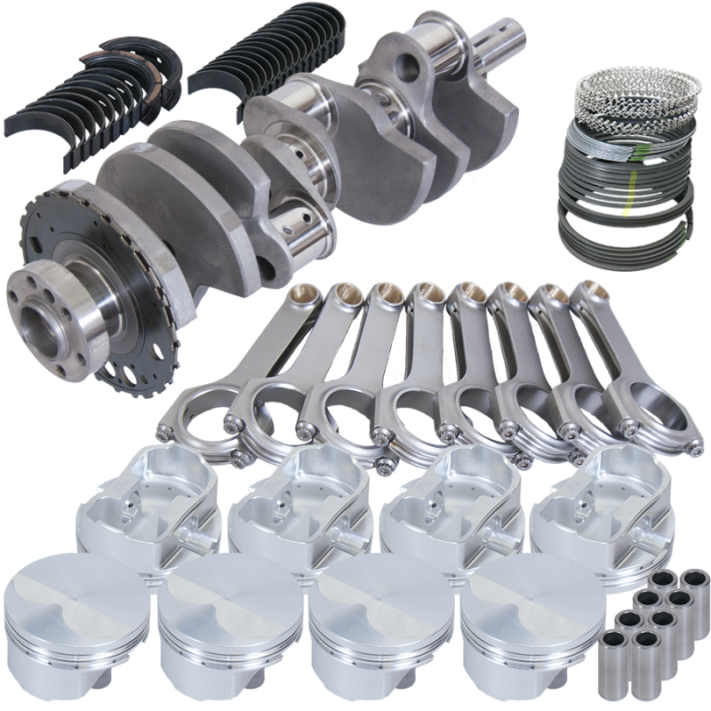 Eagle Chevy LS2 4.000in Crank 24 Tth Rlctor 6.125in H-Beam -3.1cc 4.005in Pistons Rotating Assembly Rotating Assemblies Eagle