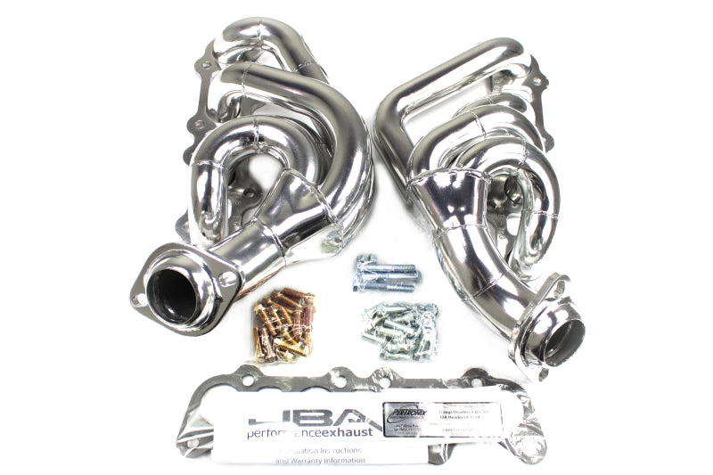 JBA 15-20 Ford F-150 5.0L Coyote 1-3/4in Primary Silver Ctd Cat4Ward Header Headers & Manifolds JBA
