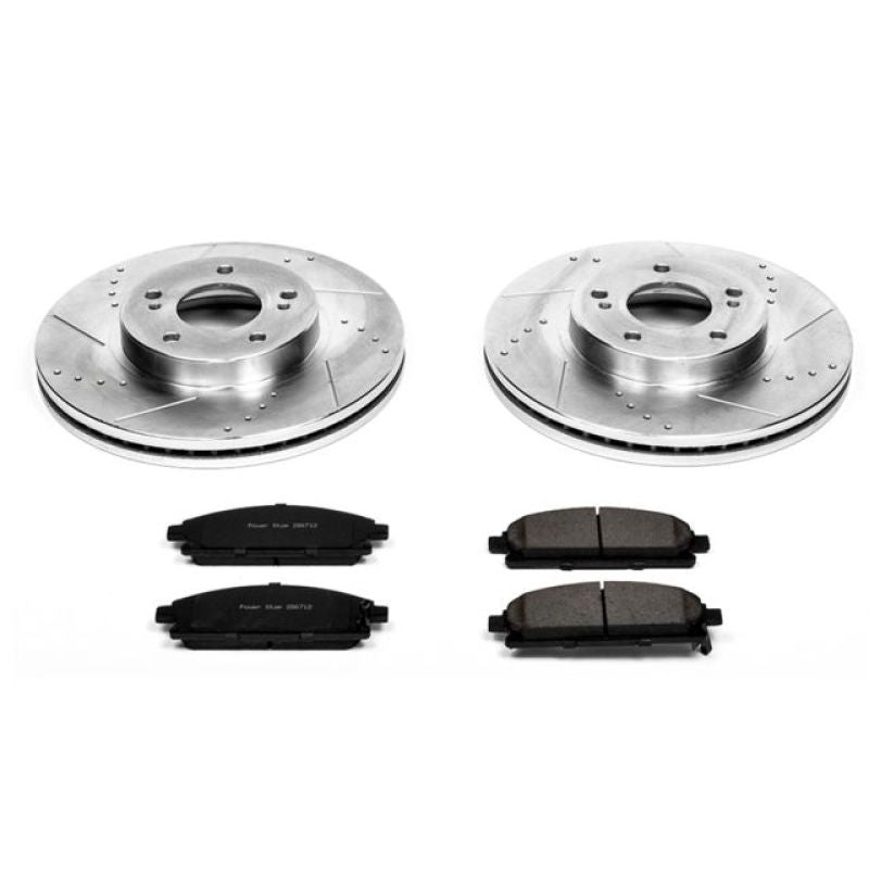 Power Stop 97-01 Infiniti Q45 Front Z23 Evolution Sport Brake Kit Brake Kits - Performance D&S PowerStop
