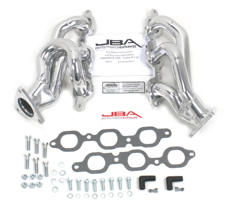 JBA 14-20 GM Truck 4.3L V6 1-5/8in Primary Silver Ctd Cat4Ward Header Headers & Manifolds JBA