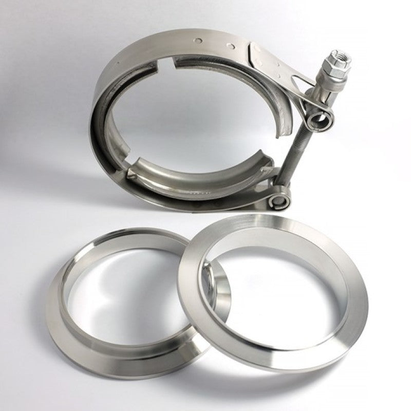 Stainless Bros 2.0in 304SS V-Band Assembly - 2 Flanges/1 Clamp Flanges Stainless Bros