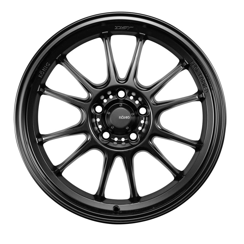 Konig Hypergram 18x12 5X120 ET20 Matte Black Wheel Wheels - Cast Konig