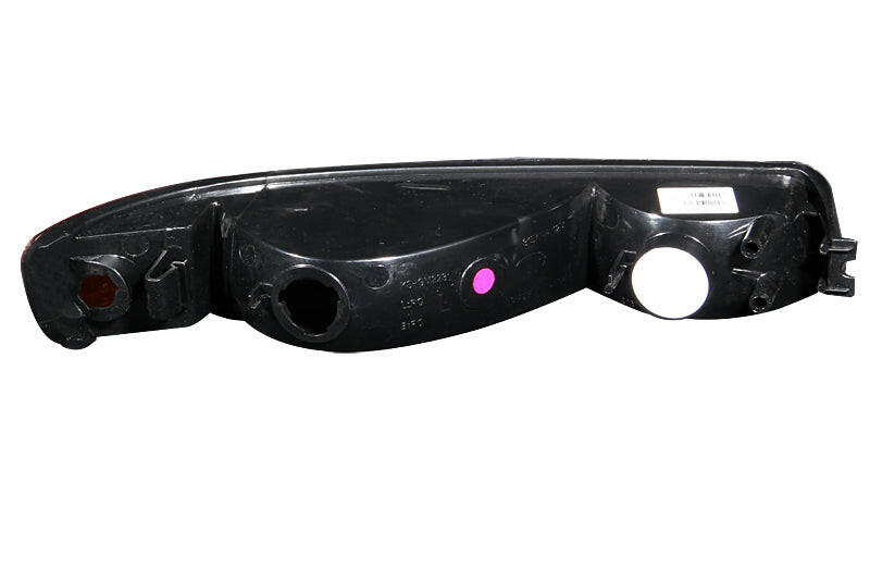 ANZO 1999-2006 GMC Sierra 1500 Euro Parking Lights Black w/ Amber Reflector Lights Corner ANZO