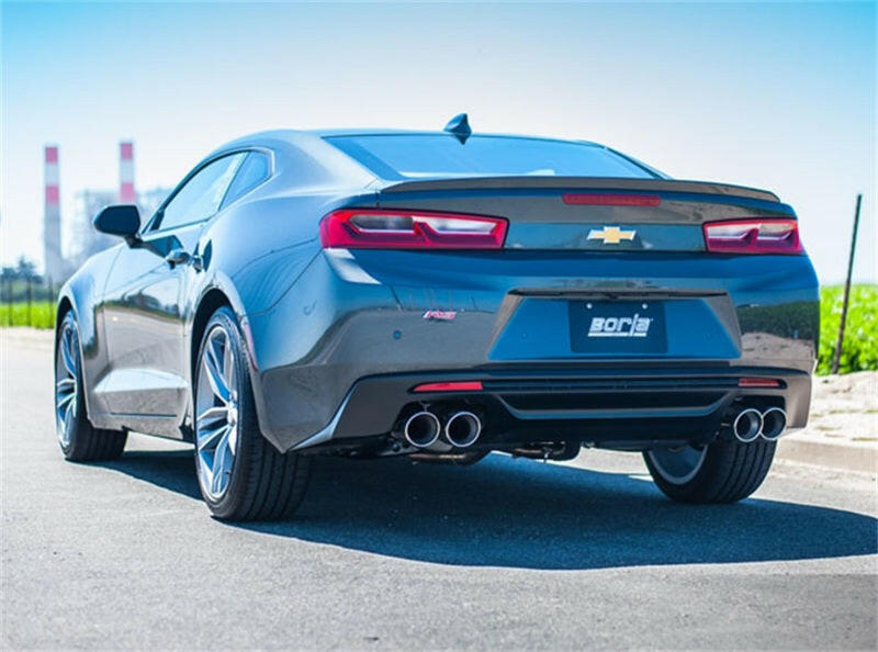 Borla 2016 Chevy Camaro V6 AT/MT ATAK Rear Section Exhaust w/ Dual Mode Valves Axle Back Borla