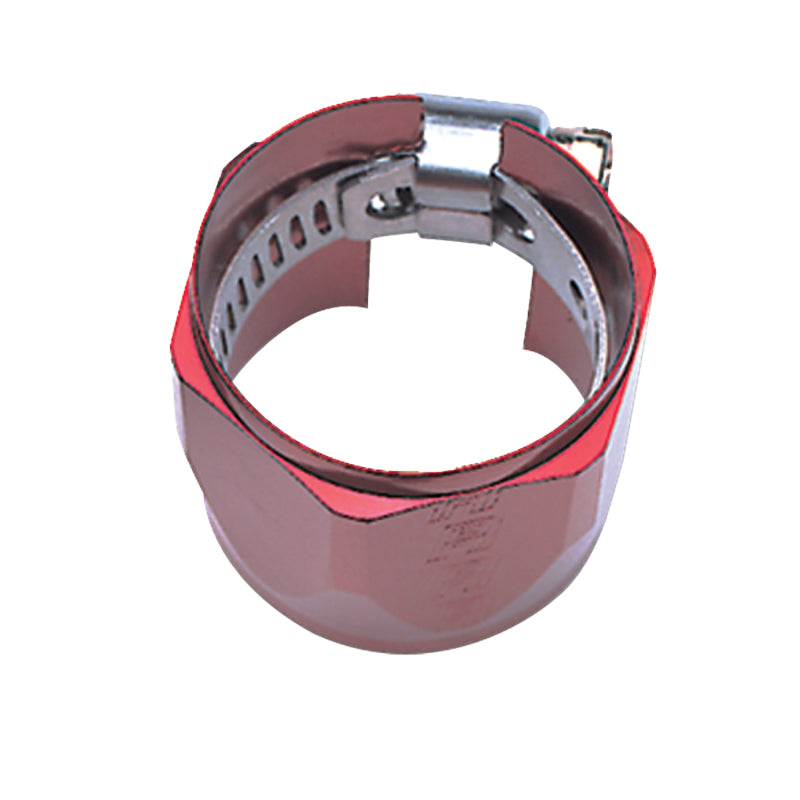 Russell Performance -10 AN Anodized Red Tube Seal Hose End For 1/2in Heater Hose Clamps Russell