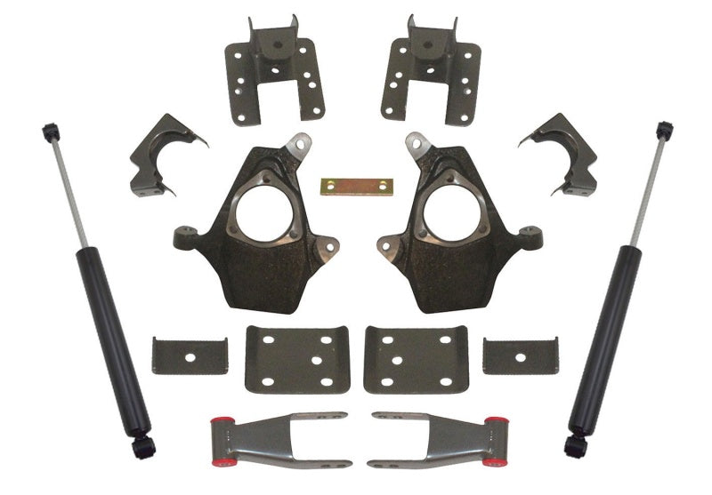 MaxTrac 07-16 GM C/K1500 2WD/4WD (Non Magneride) 2in/4in Lowering Spindle Kit Leaf Springs & Accessories Maxtrac