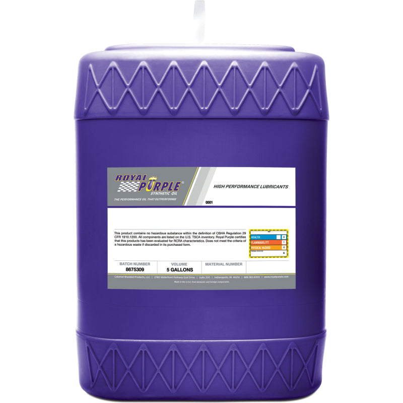 Royal Purple Premium Synthetic High Performance Euro Formula 5W-40 Motor Oil - 5 Gallon Motor Oils Royal Purple