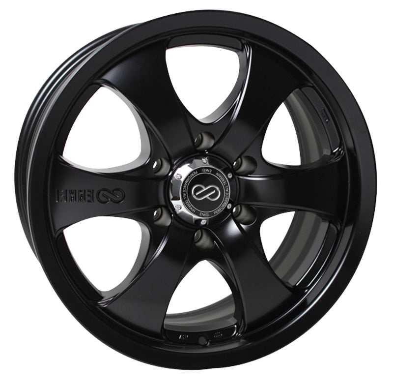 Enkei M6 Universal Truck & SUV 20x9 30mm Offset 6x135 Bolt Pattern 87mm Bore Black Wheel Wheels - Cast Enkei