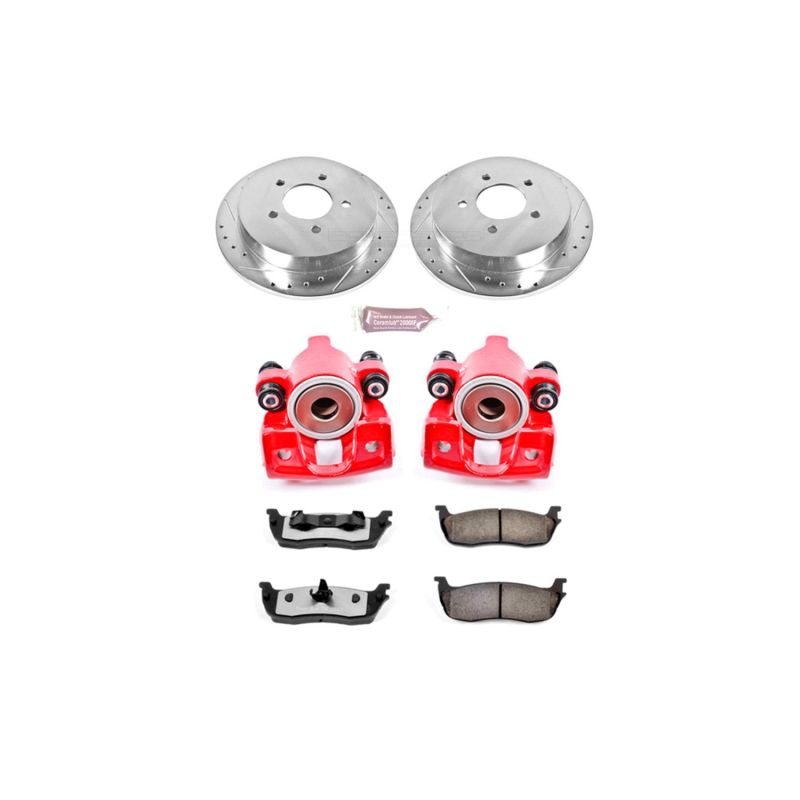 Power Stop 00-02 Ford Expedition Rear Z36 Truck & Tow Brake Kit w/Calipers Brake Kits - Performance D&S PowerStop