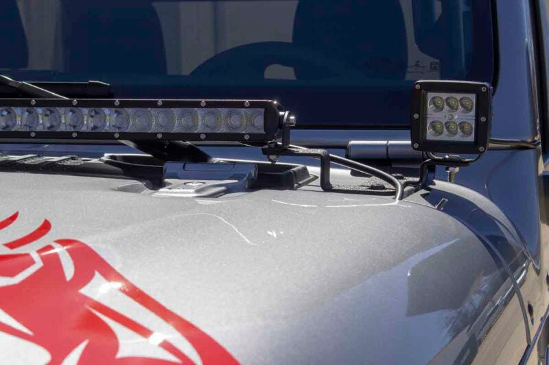 Fishbone Offroad 2018+ Jeep Wrangler JL Cowl Light Bracket Light Mounts Fishbone Offroad