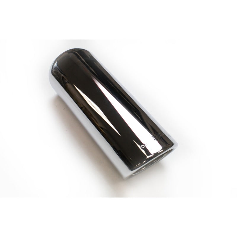 JBA 3in x 3.5in x 9in Rolled Stainless Steel Chrome Plated Exhaust Tip Tips JBA