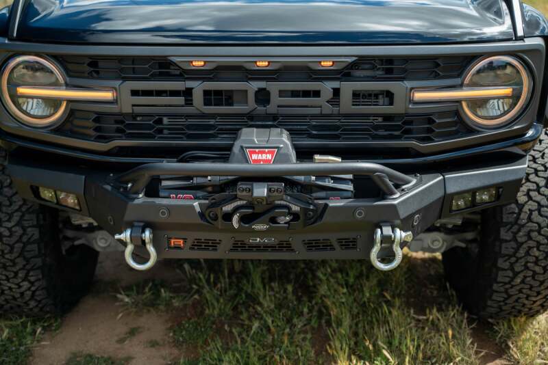 DV8 Offroad 2022+ Ford Bronco Raptor Spec Series Winch Front Bumper Bumpers - Steel DV8 Offroad