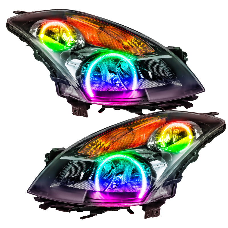 Oracle 07-09 Nissan Altima Sedan SMD HL - Black - ColorSHIFT w/o Controller Headlights ORACLE Lighting