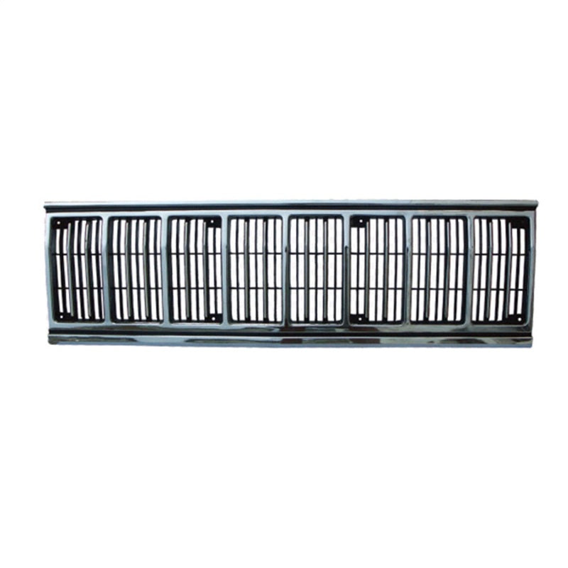 Omix Grille Insert Black & Chrome 91-96 Cherokee (XJ) Grilles OMIX