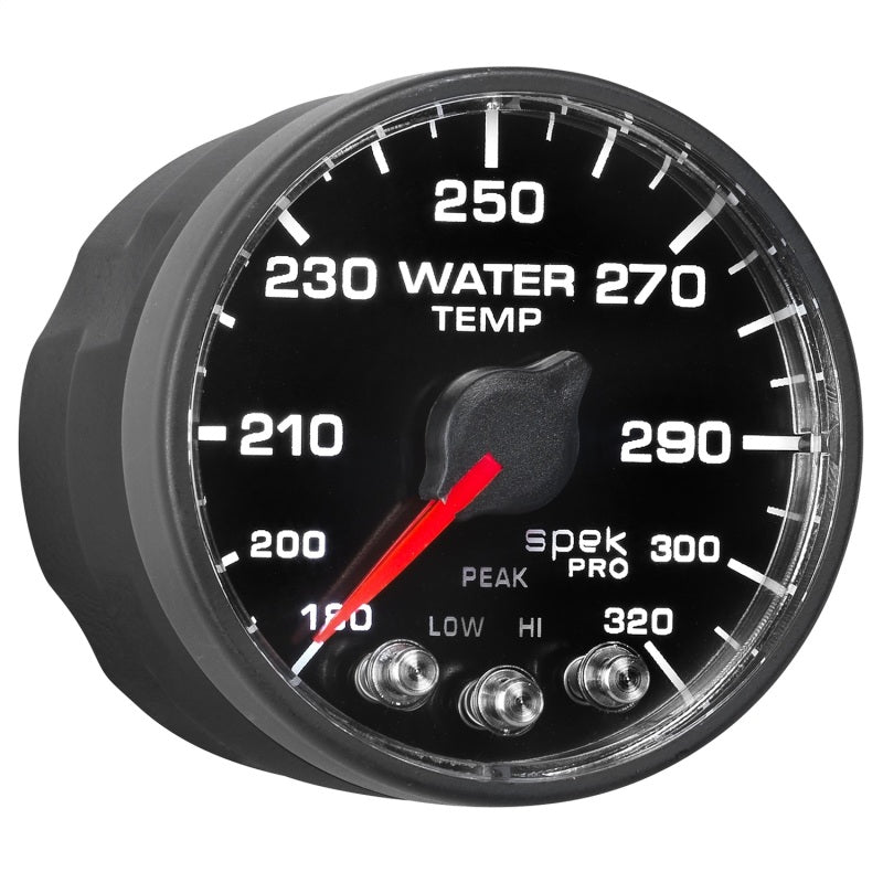 Autometer Spek-Pro - Nascar 2-1/16in Water Temp 180- 320F Bfb Ecu Gauges AutoMeter