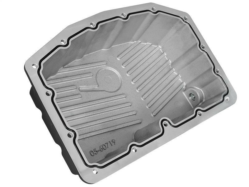 AFE Pro Series Engine Oil Pan Black w/Machined Fins; 11-16 Ford Powerstroke V8-6.7L (td) Diff Covers aFe