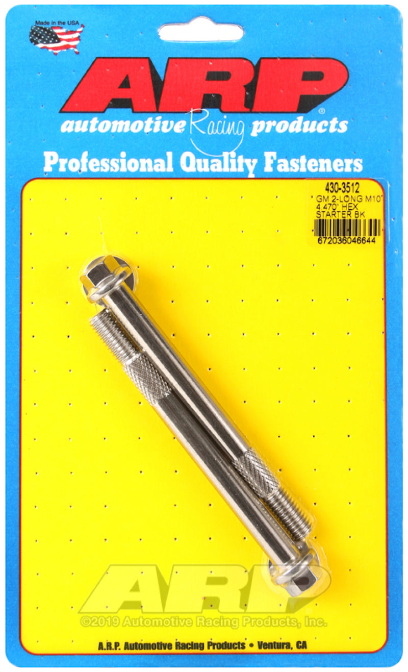 ARP GM M10 X 4.470in Hex SS Starter Bolt Kit Hardware Kits - Other ARP