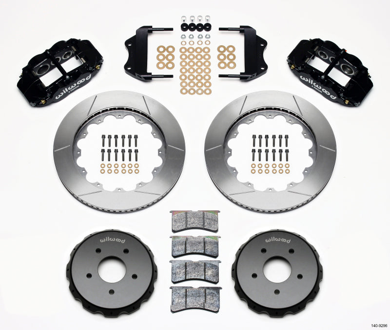 Wilwood Narrow Superlite 6R Front Hat Kit 14.00in 2004-2006 Pontiac GTO Big Brake Kits Wilwood