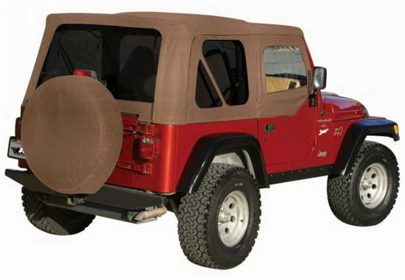 Rampage 1997-2006 Jeep Wrangler(TJ) OEM Replacement Top - Military Khaki (Dark Green) Soft Tops Rampage