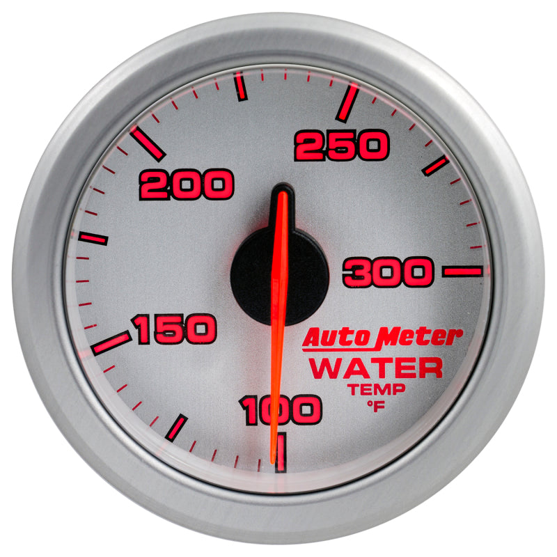 Autometer Airdrive 2-1/6in Water Temperature Gauge 100-300 Degrees F - Silver Gauges AutoMeter
