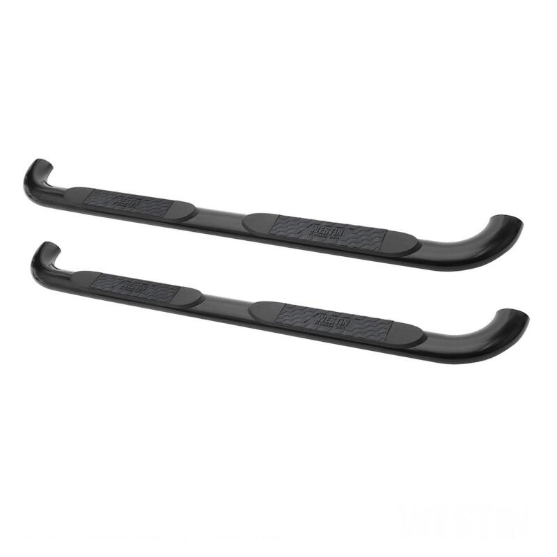 Westin 2004-2008 Ford/Lincoln F-150 SuperCrew Platinum 4 Oval Nerf Step Bars - Black Nerf Bars Westin