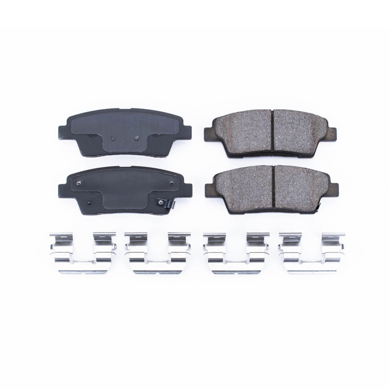 Power Stop 17-19 Genesis G80 Rear Z17 Evolution Ceramic Brake Pads w/Hardware Brake Pads - OE PowerStop