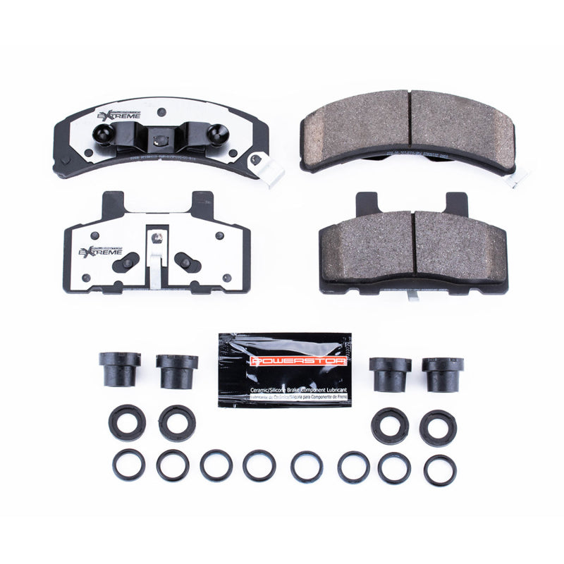 Power Stop 88-91 Chevrolet C1500 Front Z36 Truck & Tow Brake Pads w/Hardware Brake Pads - Performance PowerStop