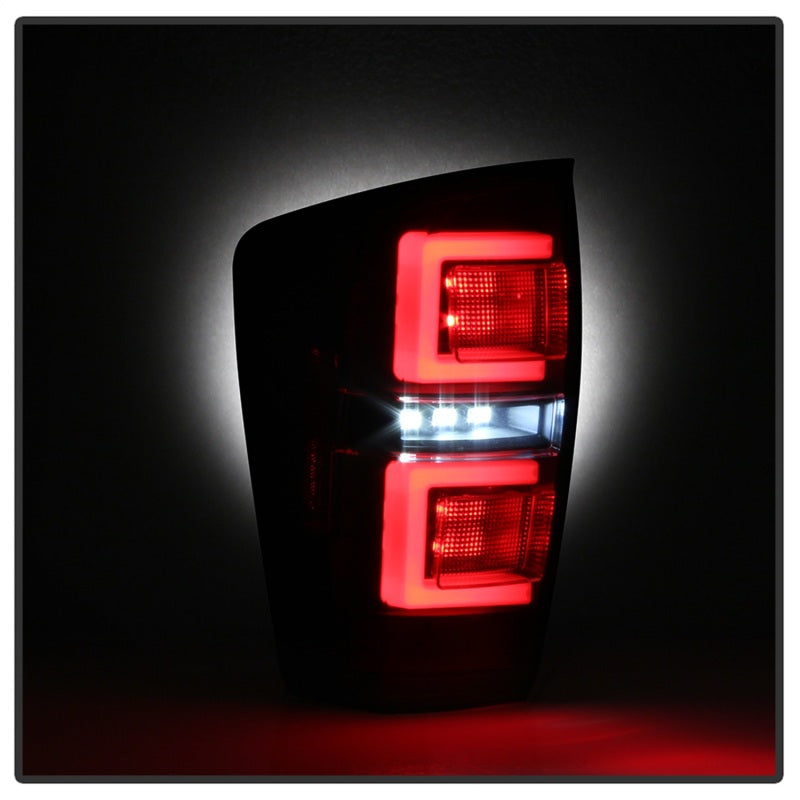 Spyder 16-17 Toyota Tacoma LED Tail Lights - Black (ALT-YD-TT16-LED-BK) Tail Lights SPYDER