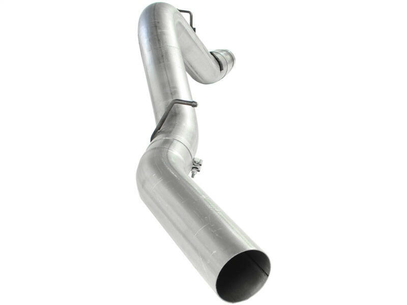 aFe Atlas Exhaust 5in DPF-Back Al Steel 11-13 GM Diesel Trucks V8-6.6L (td) LML DPF Back aFe