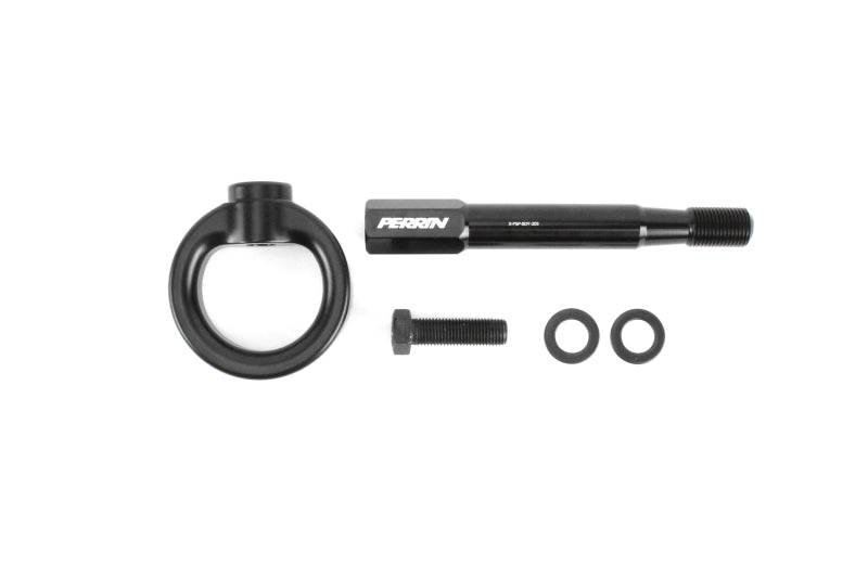 PERRIN 22-25 Subaru WRX / 18-23 Crosstrek Tow Hook Kit (Rear) - Black Tow Hooks Perrin Performance
