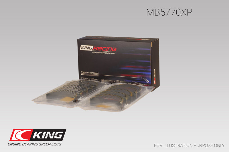 King Engine Bearings Nissan VK45DD/E/ VK50VE/ Vk56DE/VD (Size 0.26) Main Bearing Set Bearings King Engine Bearings