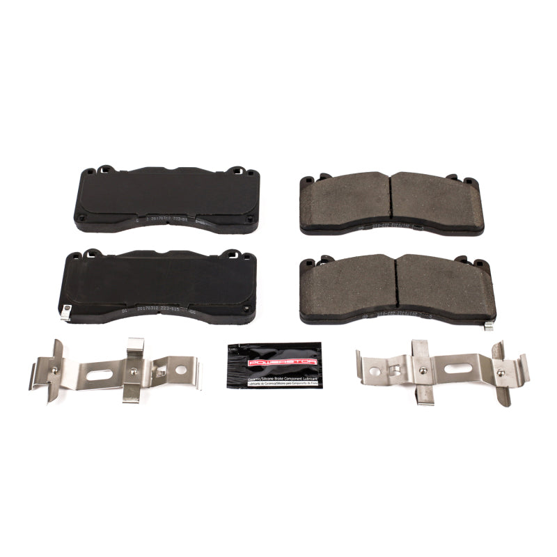 Power Stop 15-19 Ford Mustang Front Z23 Evolution Sport Brake Pads w/Hardware Brake Pads - Performance PowerStop