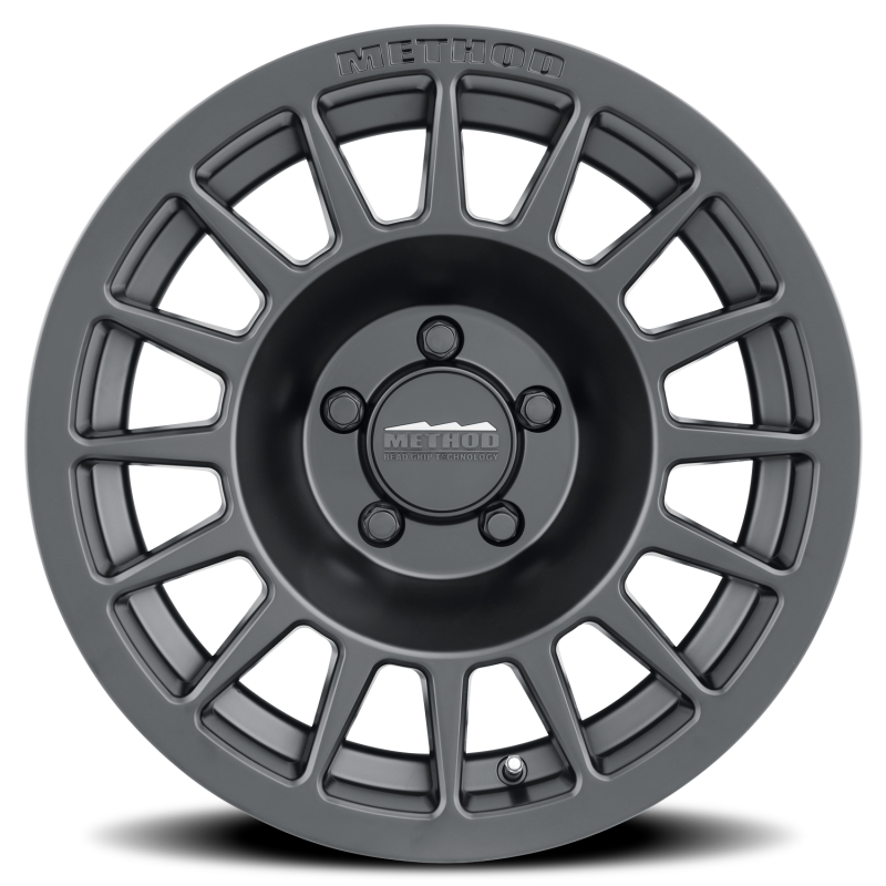 Method MR707 Bead Grip 18x9/ +25mm Offset/ 5x100 BP/ 110.5mm CB - Matte Black Wheels - Cast Method Wheels