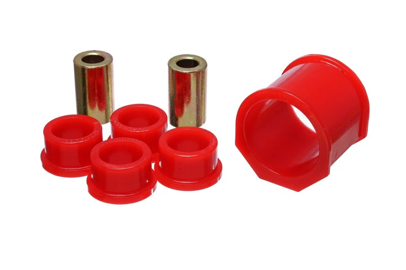 Energy Suspension 06-14 Mazda Miata Red Rack & Pinion Bushing Set Bushing Kits Energy Suspension
