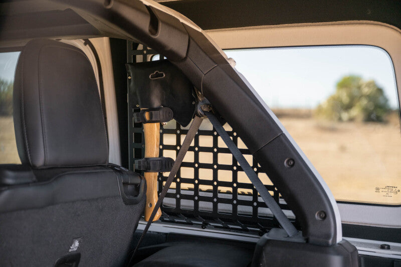 DV8 Offroad 18-25 Jeep Wrangler (JL) 4-Door Rear Window Pocketed Molle Panels Exterior Trim DV8 Offroad