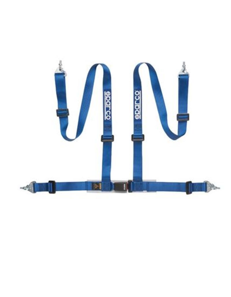Sparco Belt 2 Inch Blue 4Pt Snap-In Seat Belts & Harnesses SPARCO