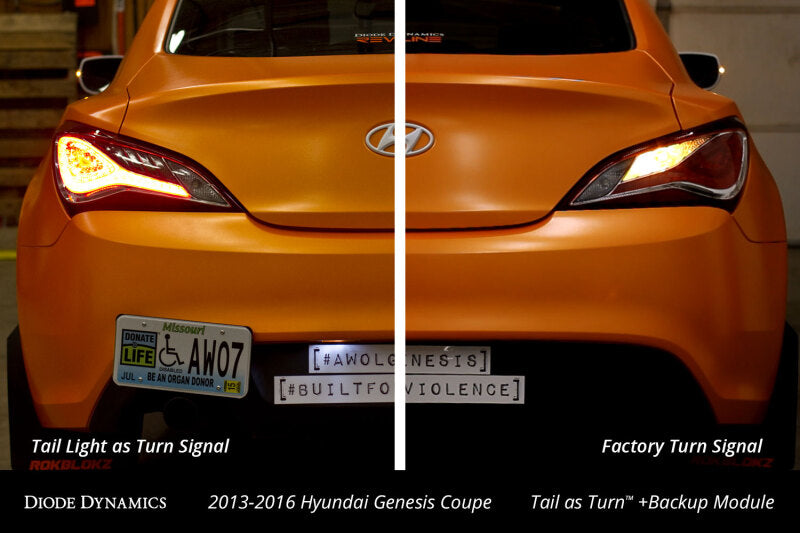 Diode Dynamics 13-16 Hyundai Genesis Coupe Tail as Turn +Backup Module (USDM) Stage 2 Light Accessories and Wiring Diode Dynamics