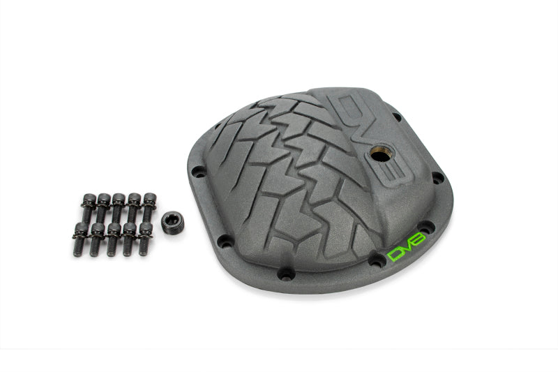 DV8 Offroad HD Dana 35 Diff Cover Cast Iron Gray Powdercoat Diff Covers DV8 Offroad