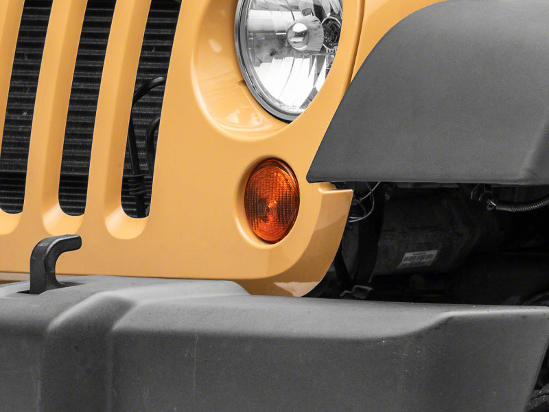 Raxiom 07-18 Jeep Wrangler JK Axial Series Replacement Turn Signal Lamps- Amber Lights Corner Raxiom