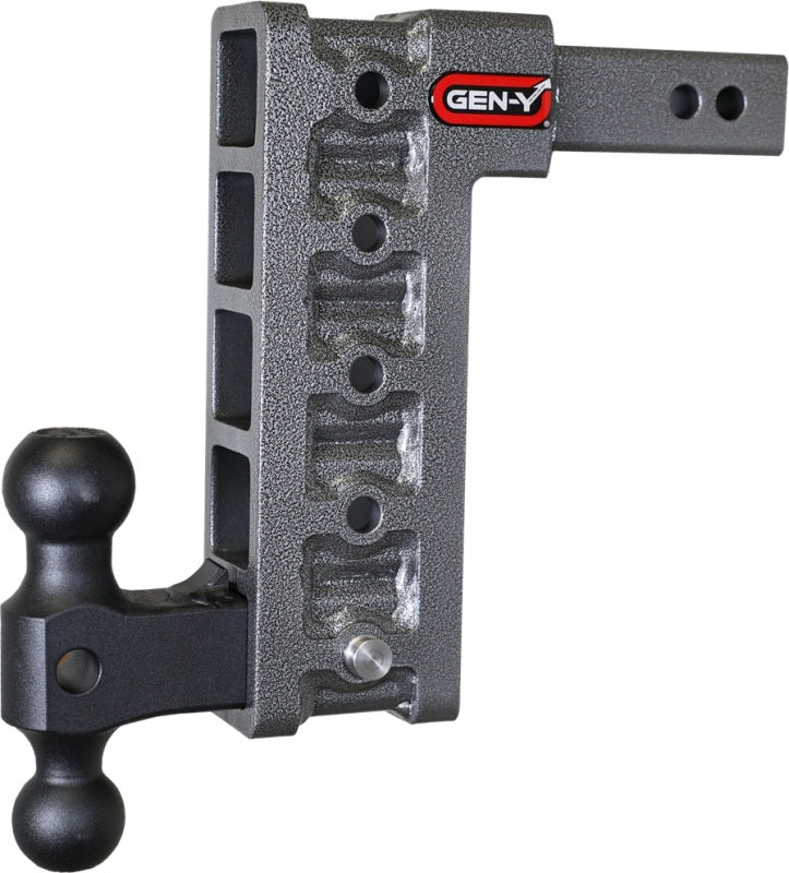 Gen-Y Mega Duty 2in Shank 10in Drop 2K TW 16K Hitch w/GH-051 Dual-Ball Hitch Receivers GEN-Y Hitch