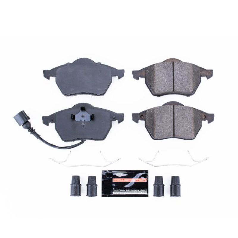 Power Stop 00-06 Audi TT Front Z23 Evolution Sport Brake Pads w/Hardware Brake Pads - Performance PowerStop