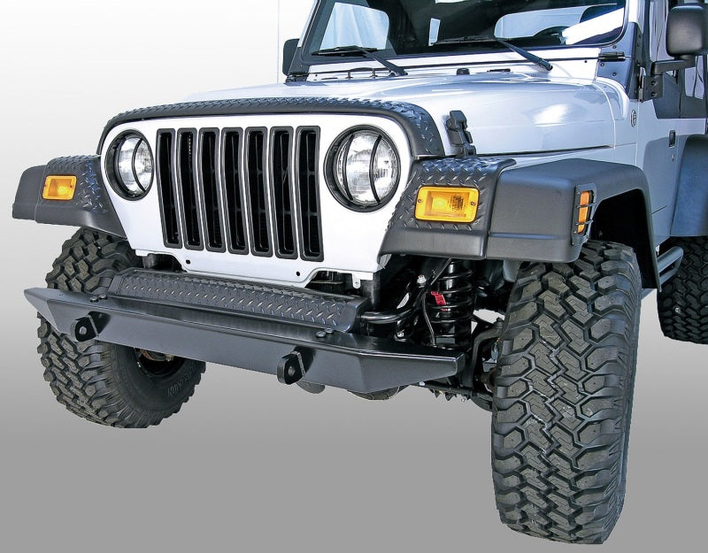 Rugged Ridge Front Fender Guards Body Armor 97-06 Jeep Wrangler Body Armor & Rock Rails Rugged Ridge